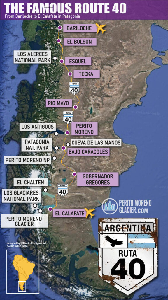 ruta 40 peritomorenoglacier