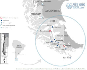mapa australis ush puq