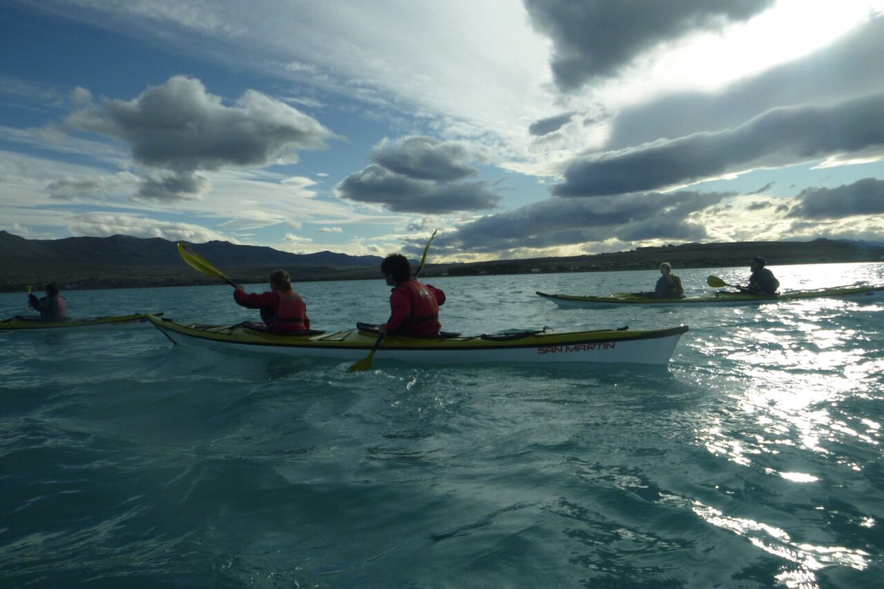 Sunset Kayak on Lake Argentino