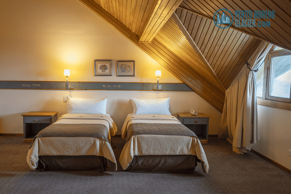 loft con vista al glaciar