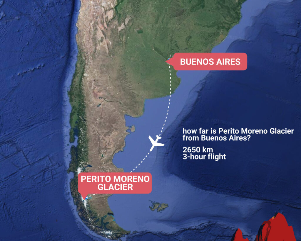 how far is perito moreno glacier from el calafate 01 scaled