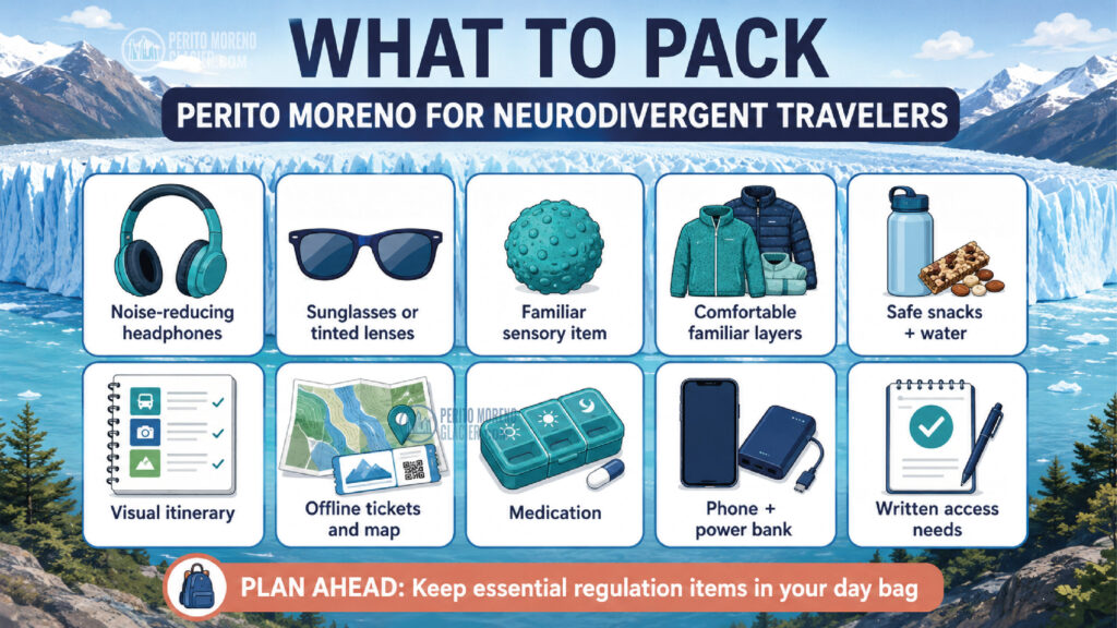 neurodivergente perito moreno glacier
