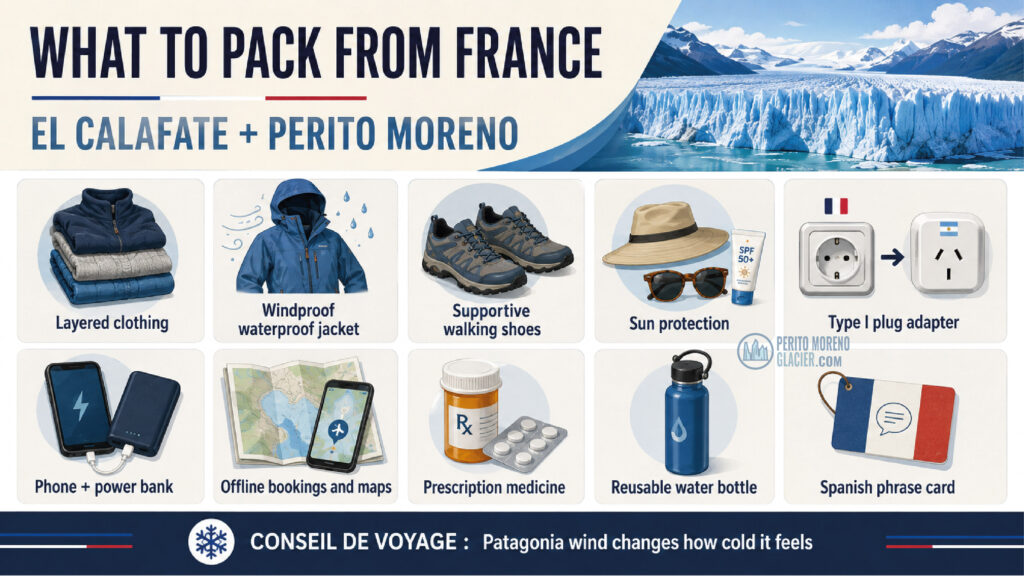 perito moreno glacier for french people