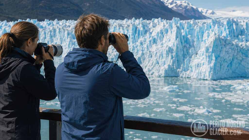 perito moreno glacier for french travelers photo