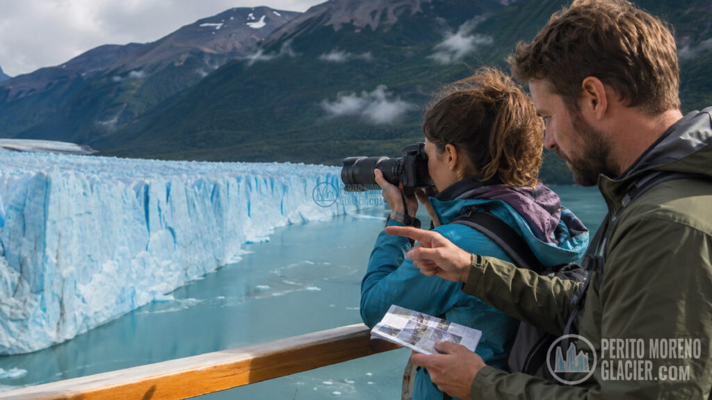 perito moreno glacier for german travelers photo