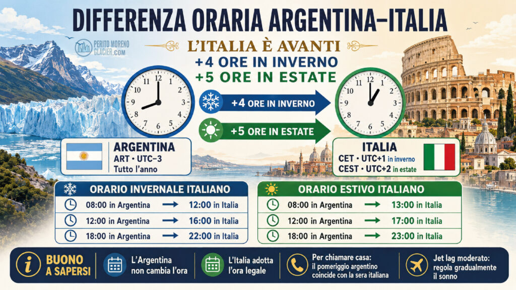 perito moreno glacier for italian travelers