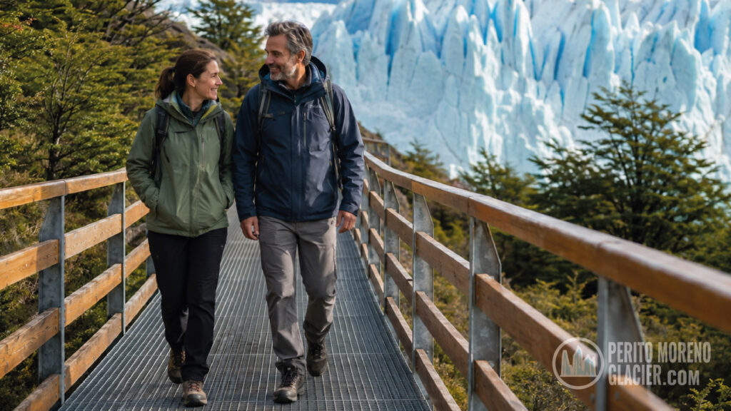 perito moreno glacier for italian travelers catewalks
