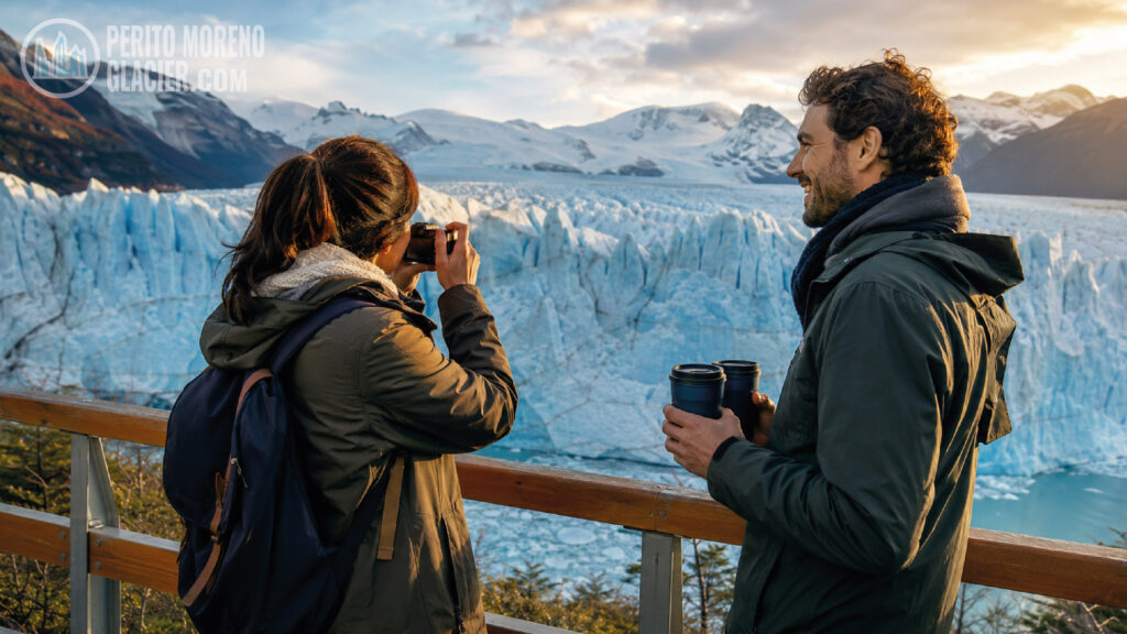 perito moreno glacier for italian travelers foto