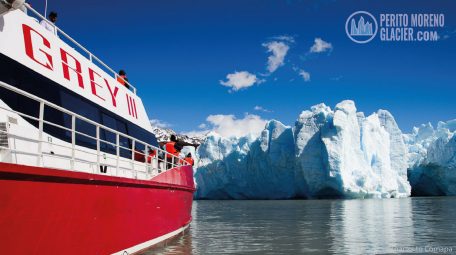 Boat navigation to Grey Glacier in Torres del Paine National Park